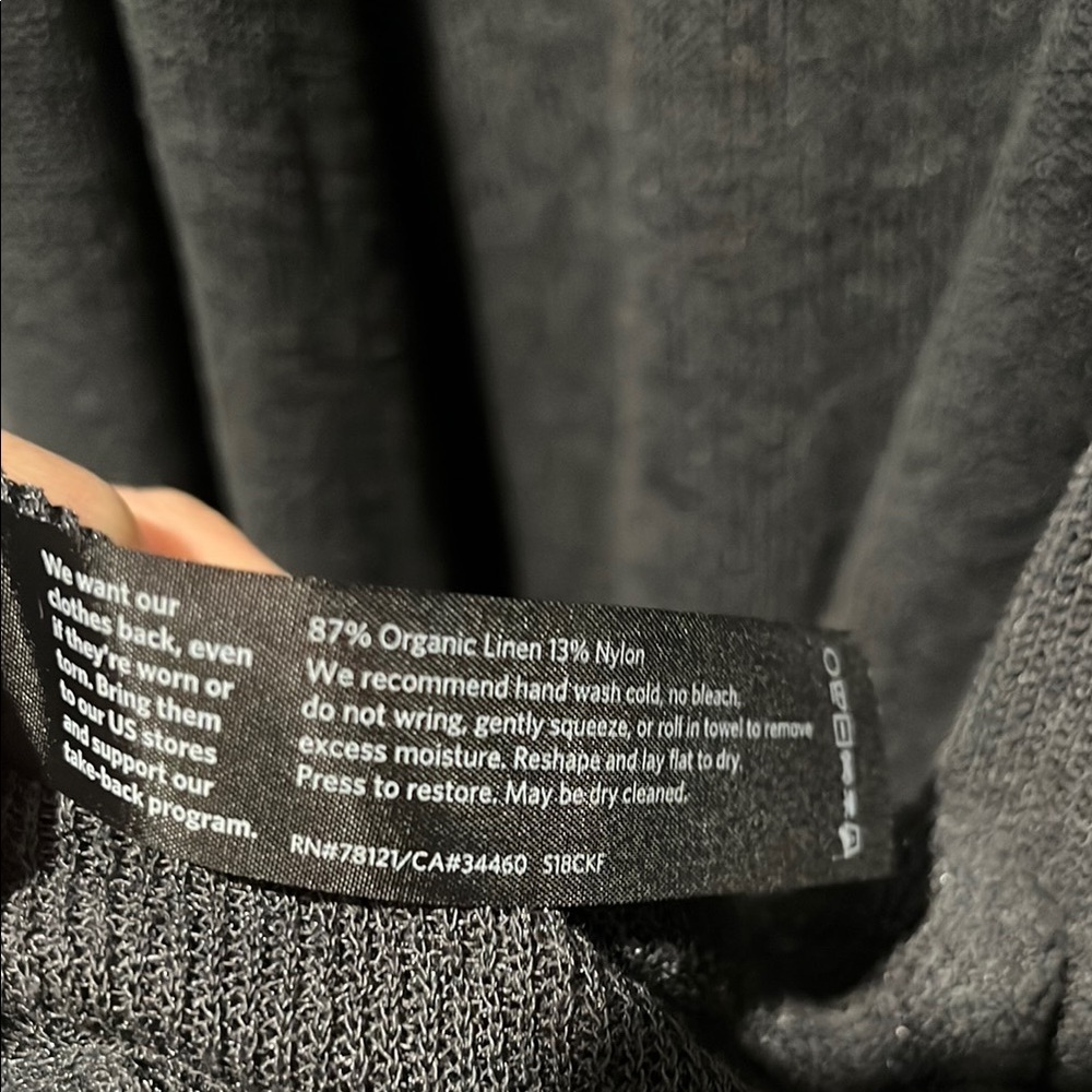 Eileen Fisher Gray Sleeveless Cardigan Vest - Picture 6 of 6
